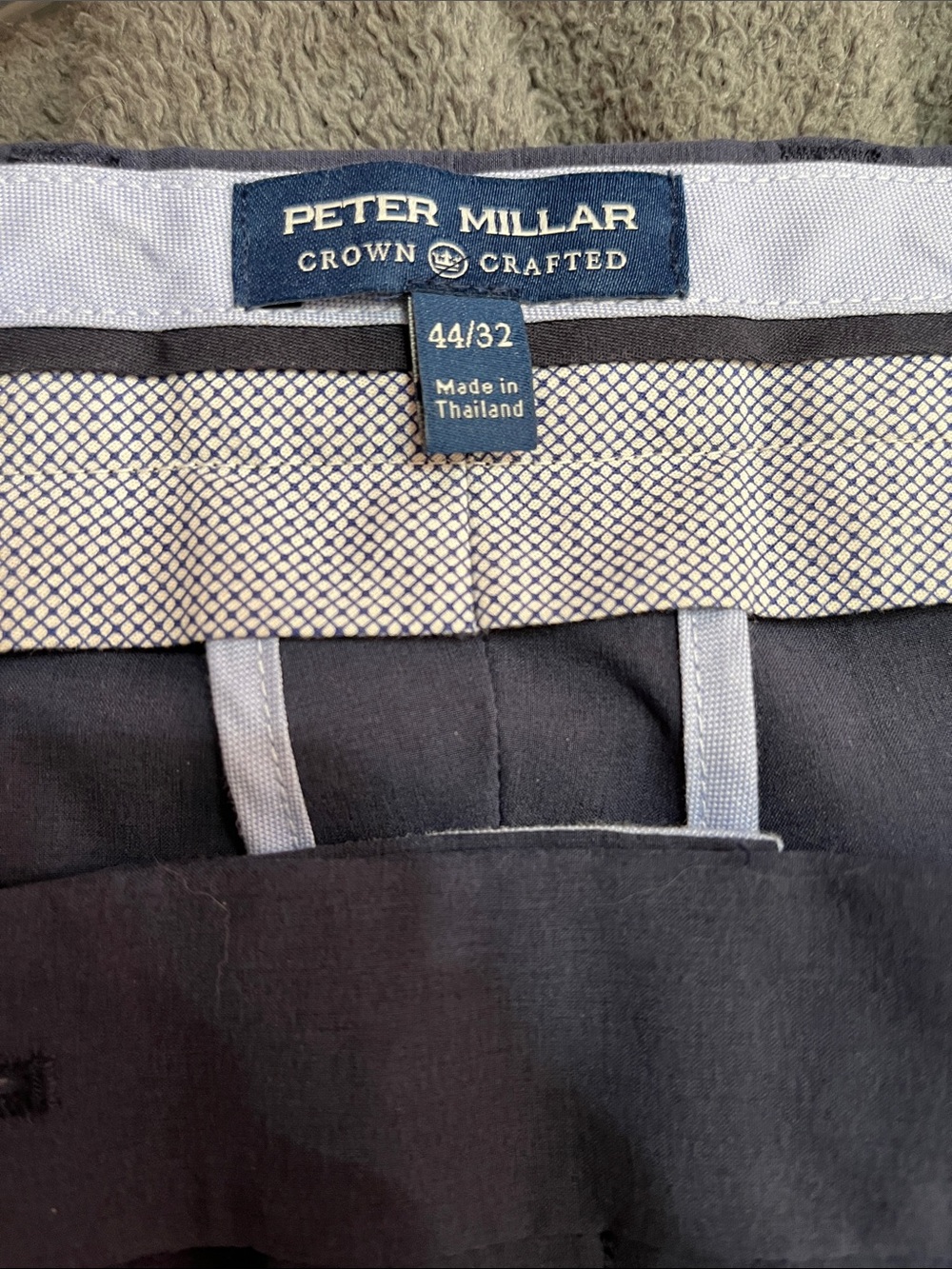 Peter Millar Navy and Light Blue Chinos